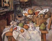Paul Cezanne Still Life with Ginger Pot oil painting artist